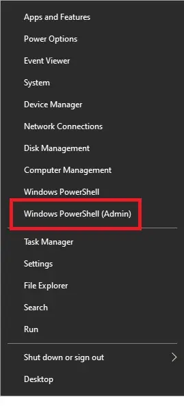 Select Windows PowerShell