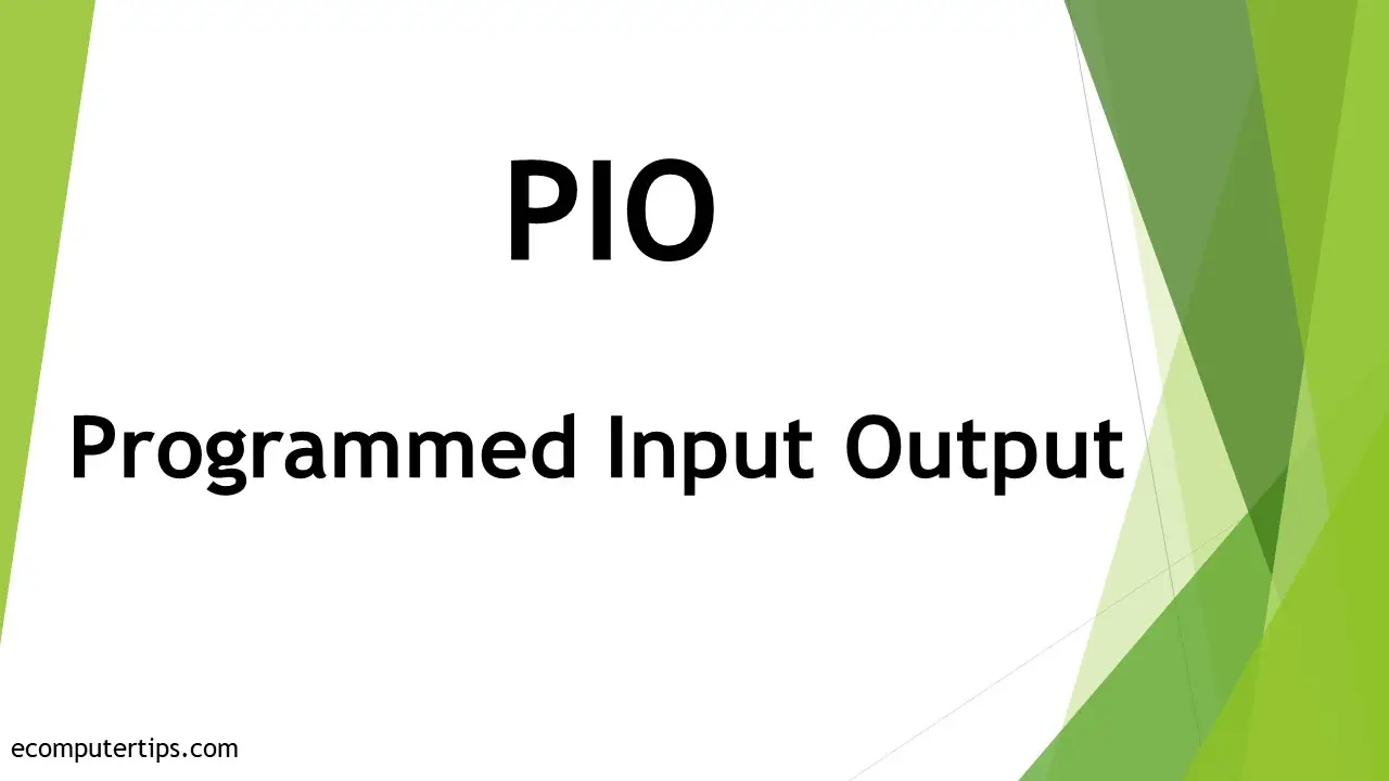 Programmed IO Diagram
