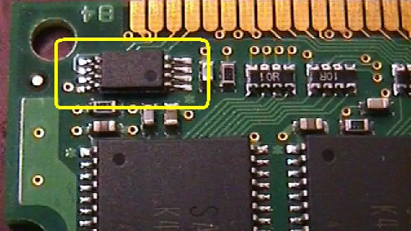 SPD Chip on Memory Module
